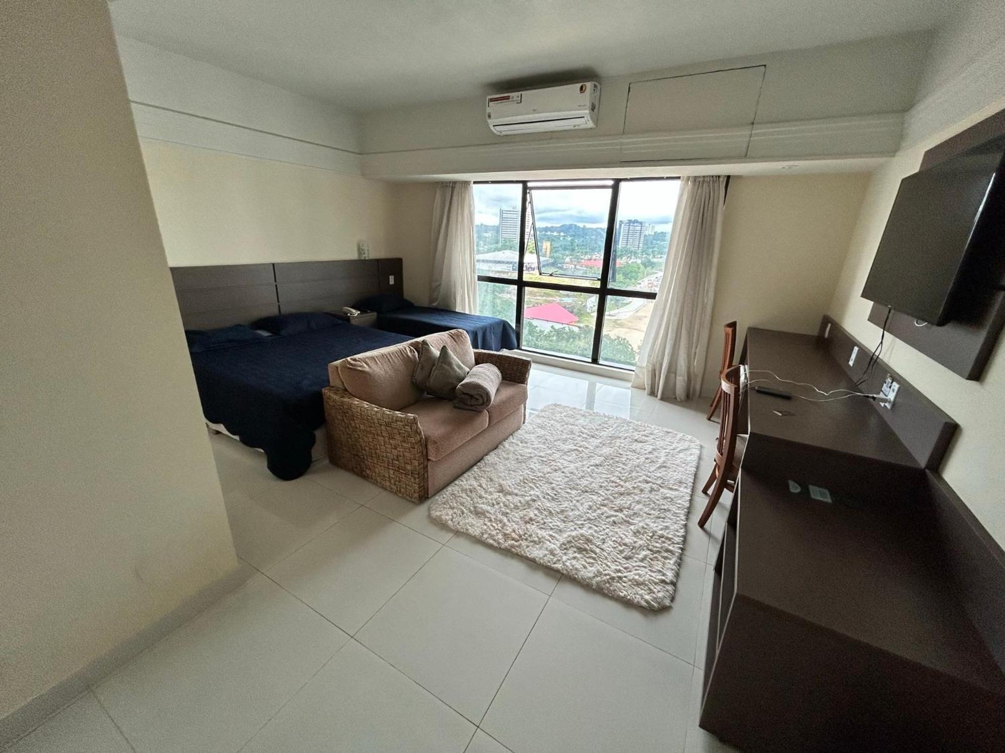Tropical Executive Flat Vista Incrivel Para A Orla Manaus Kültér fotó