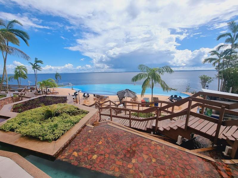 Tropical Executive Flat Vista Incrivel Para A Orla Manaus Kültér fotó