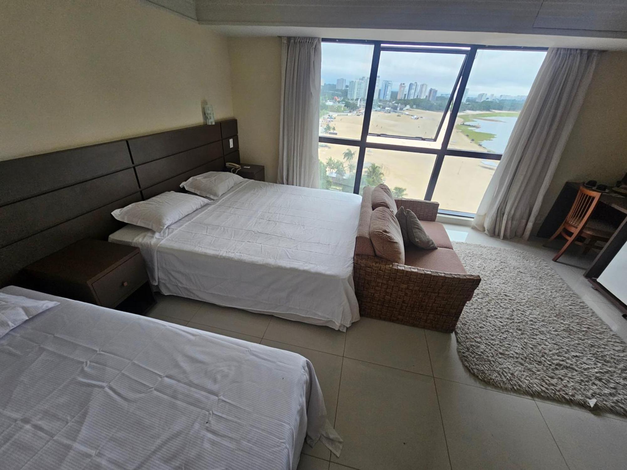 Tropical Executive Flat Vista Incrivel Para A Orla Manaus Kültér fotó
